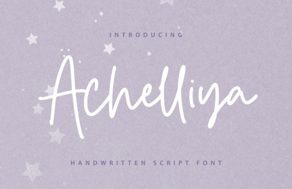 Achelliya: The Handwritten Font for Bold Campaigns