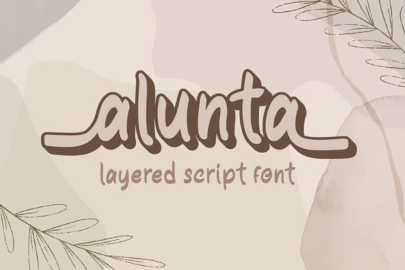 Alunta: A Handwritten Font for Branding