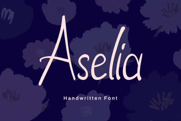 Aselia Font: A Dainty Script for Handmade Brands