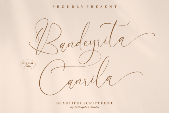 Bandeyrita Canrila: A Script Font for Polished Brands