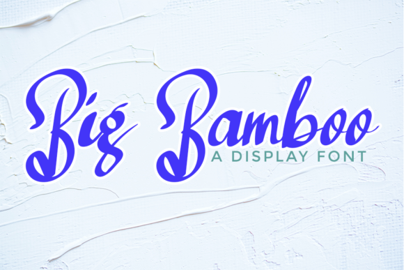 Big Bamboo: A Handwritten Font for Makers