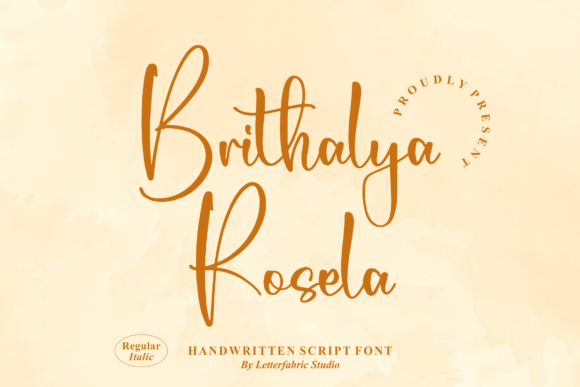 Brithalya Rosela: A Delicate Script Font for Modern Branding