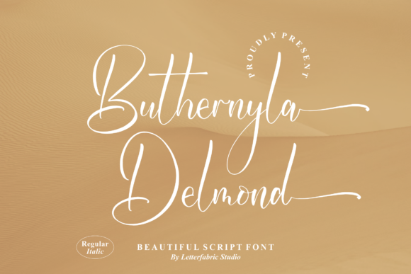 Buthernyla Delmond: A Graceful Script Font for Editorial Design