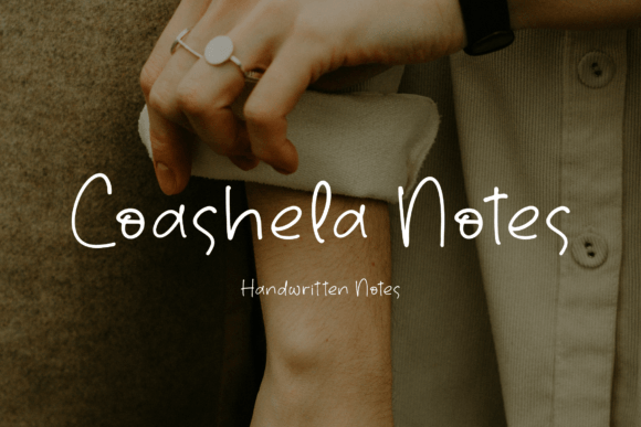 Coashela Notes: A Handwritten Font for Makers