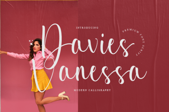 Davies Vanessa: A Script Font for Memorable Branding