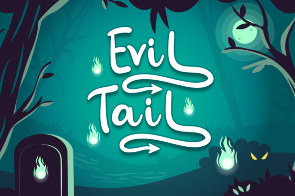 Evil Tail: A Script Font for Bold Campaigns