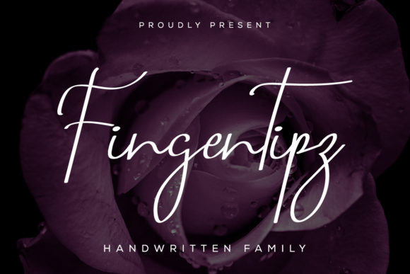 Fingertipz: A Friendly Handwritten Font for Brands