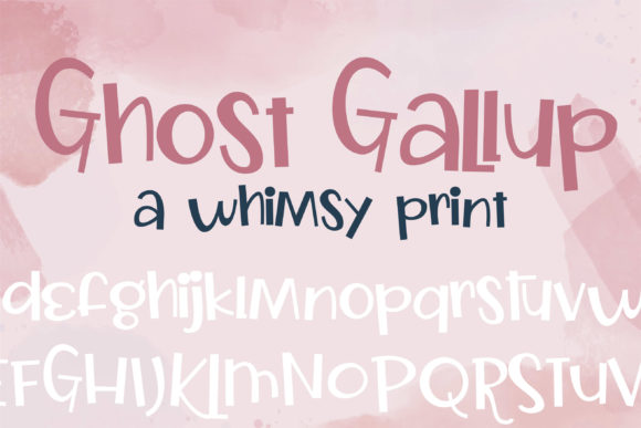 Ghost Gallup: A Whimsical Script Font for Modern Brands