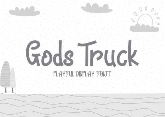Gods Truck: A Playful Handwritten Font for Crafters