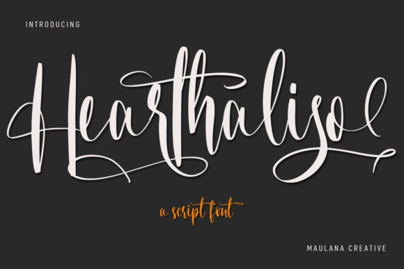 Hearthaliso Font Review: A Flourishing Script for Modern Brands