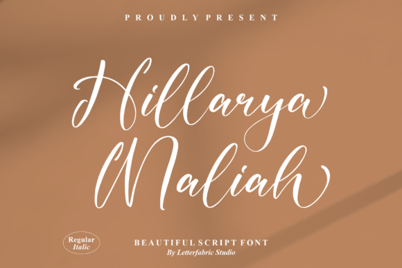 Hillarya Maliah: A Dainty Script Font for Makers