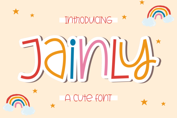 Jainly: A Playful Handwritten Font for Editorial Design