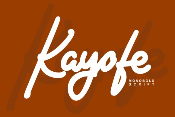 Kayofe: A Timeless Script Font for Branding