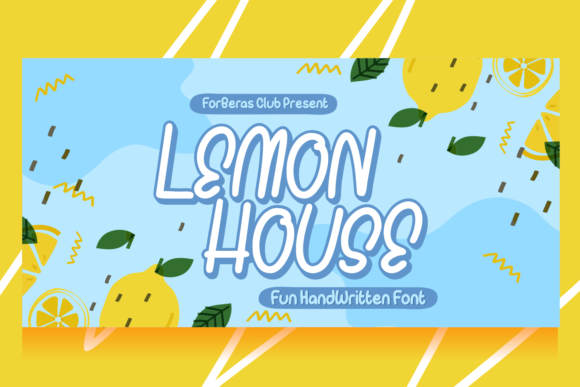 Lemon House: A Handwritten Font for Modern Web Design
