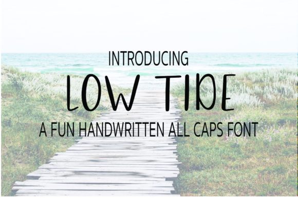 Low Tide Font: A Handwritten Typeface for Makers