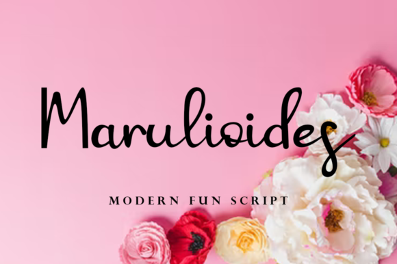 Marulioides: A Script Font for Scroll-Stopping Content
