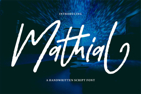 Mathial Font: A Relaxed Script for Editorial Design