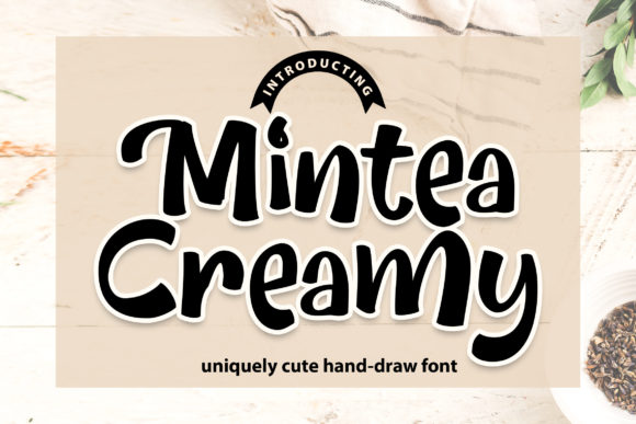 Mintea Creamy: A Handwritten Font for Web Design