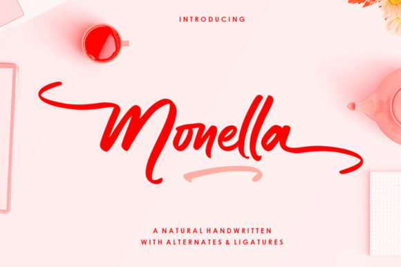 Monella Typeface: A Designer’s Guide to Elegant Script Fonts