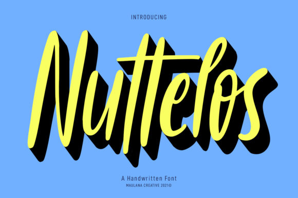 Nuttelos: A Handwritten Font for Authentic Campaigns