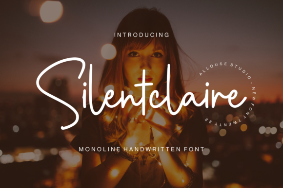Silentclaire: A Delicate Script Font for Crafters