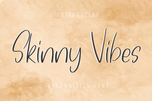 Skiny Vibes: A Handwritten Font for Authentic Branding