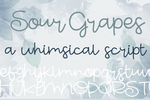 Sour Grapes Font: A Designer’s Guide to Romantic Script