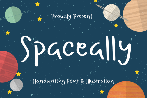 Spaceally Font: A Casual Handwritten Typeface for Branding