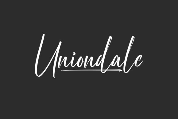 Uniondale: A Script Font for Modern Web Design