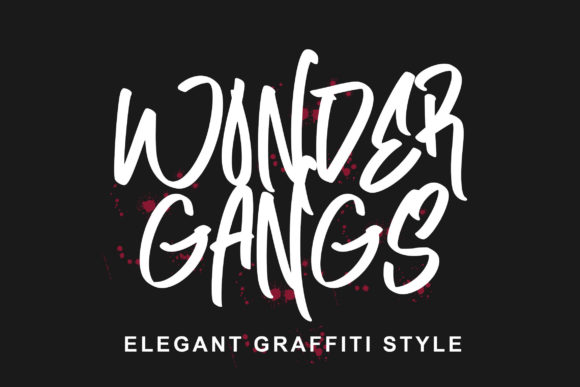 Wonder Gangs: A Graffiti Typeface for Bold Branding